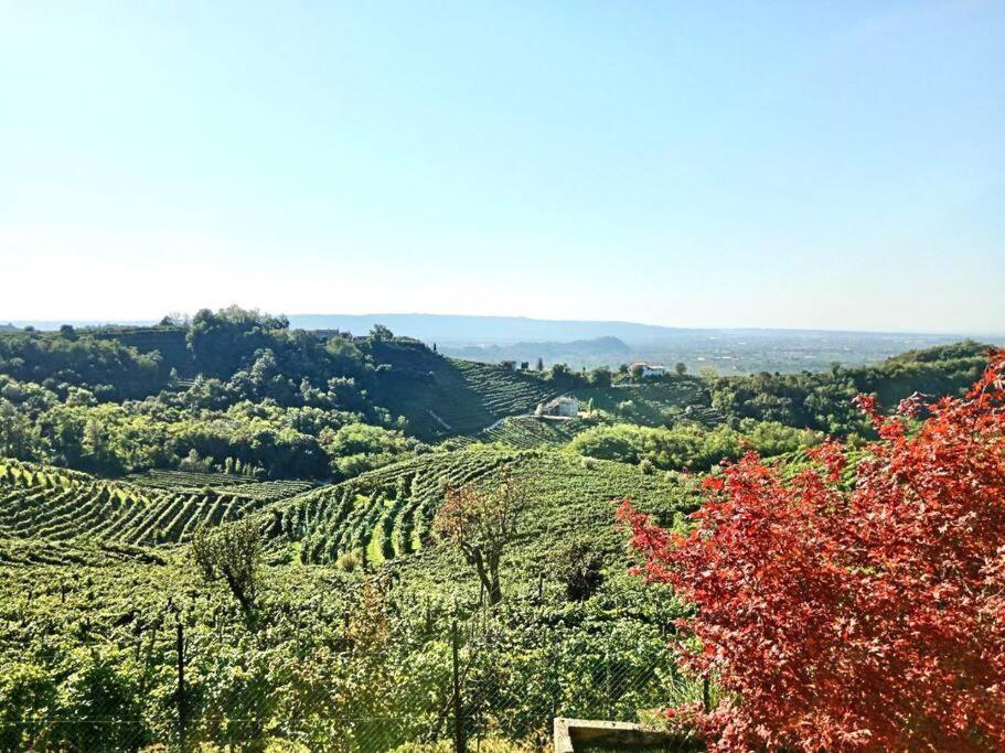 Apartamento Relax Nelle Colline Del Prosecco Pederobba Exterior foto